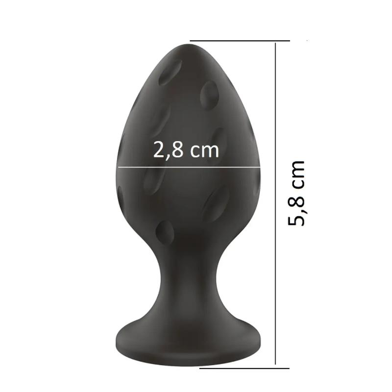 Анальний силиконовый плаг Boss Series - Silicone Anal Plug S 2,8 cm