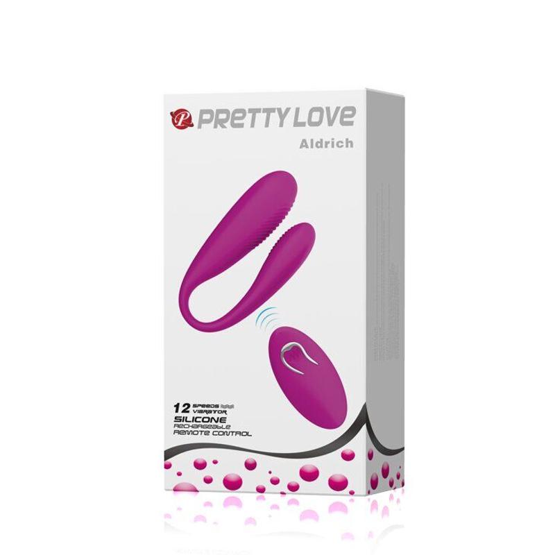 Вибромассажер серии Pretty Love Aldrich, 12 режимов вибрации