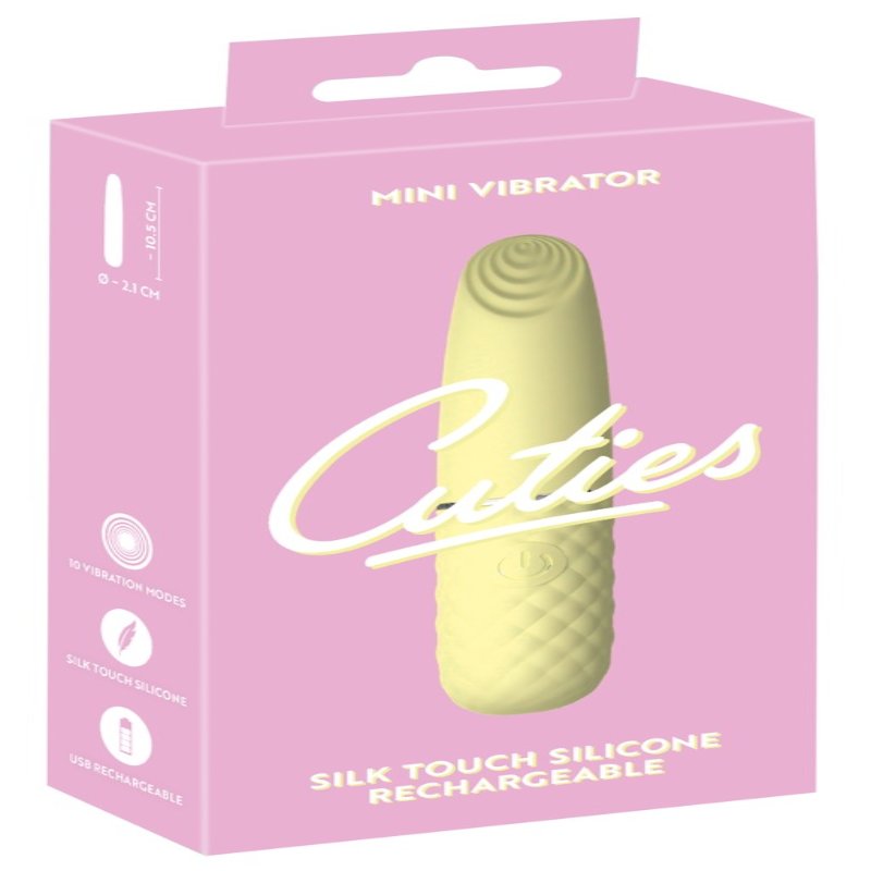 Мини-вибратор Cuties с 10 режимами вибрации - зображення 1