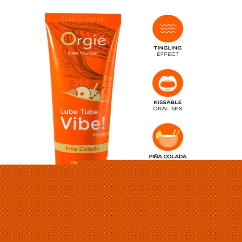 Съедобный интимный гель Lube Tube Vibe! Piña Colada,100мл