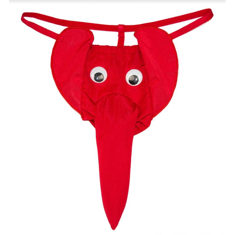 Мужские стринги Слоник S/M Red