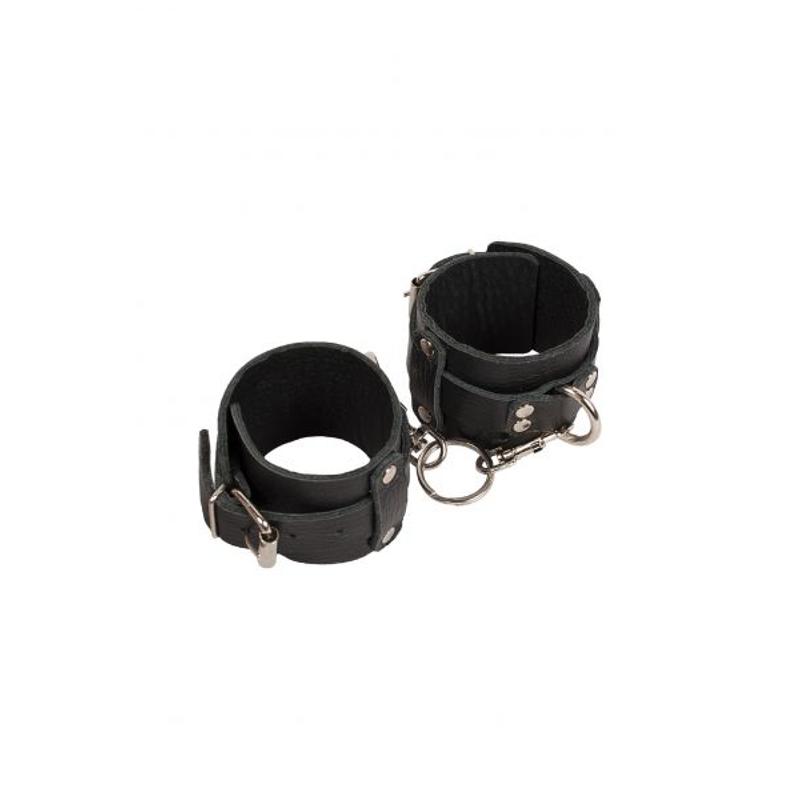 Наручники Leather Dominant Hand Cuffs, Black
