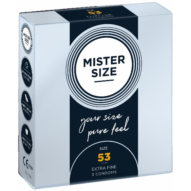 Презервативы Mister Size 53 mm (3 шт)