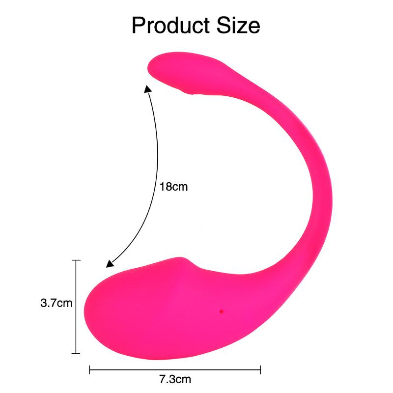 Вагинальное виброяйцо "Egg Vibrator", смарт управление, цвет розовый, 9 режимов вибрации