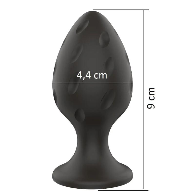 Анальний силиконовый плаг Boss Series - Silicone Anal Plug L 4,4 cm