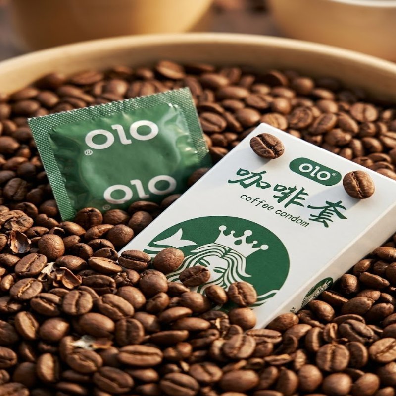 Презервативы OLO Coffee Condom, упаковка 10 шт
