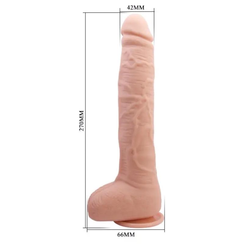 Фаллоимитатор на присоске Baile Beautiful DICK 10.6'' Flesh