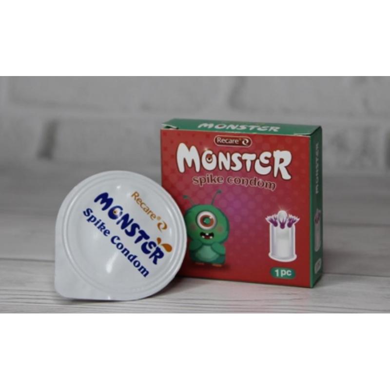 Презерватив Recare MONSTER Raspberry Zee (1шт)