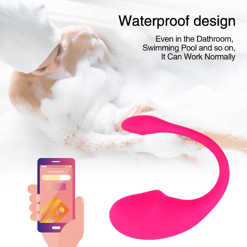 Вагинальное виброяйцо "Egg Vibrator", смарт управление, цвет розовый, 9 режимов вибрации