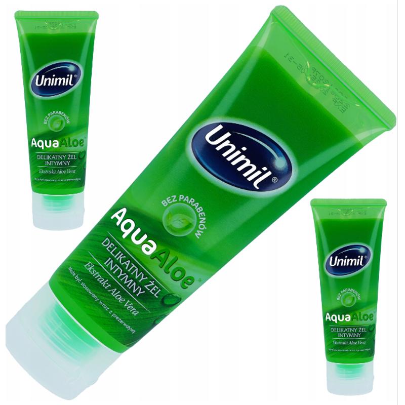 Увлажняющий гель Unimil Aqua Aloe на водной основе 80 мл