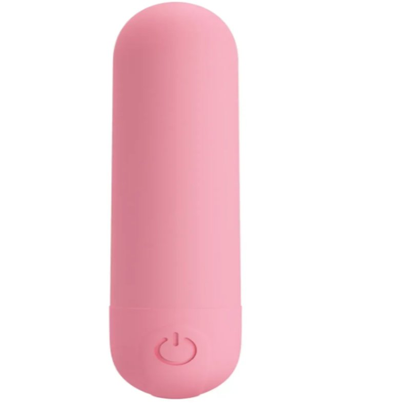 Перезаряжаемая вибропуля Pretty Love - Stefan Light pink, BI-300085-3