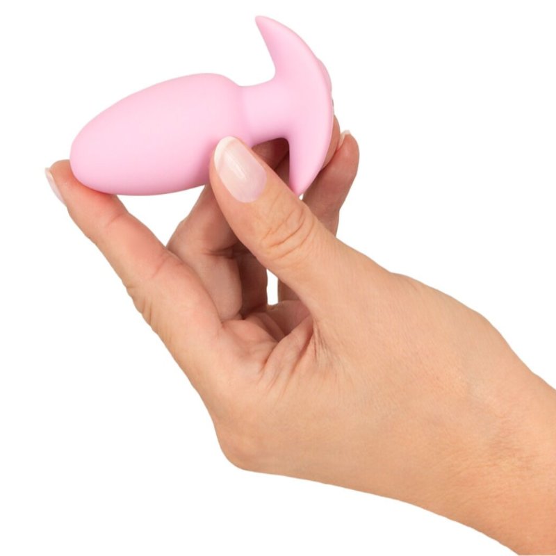 Анальная пробка с вибрацией Vibrating Mini Butt Plug Rose