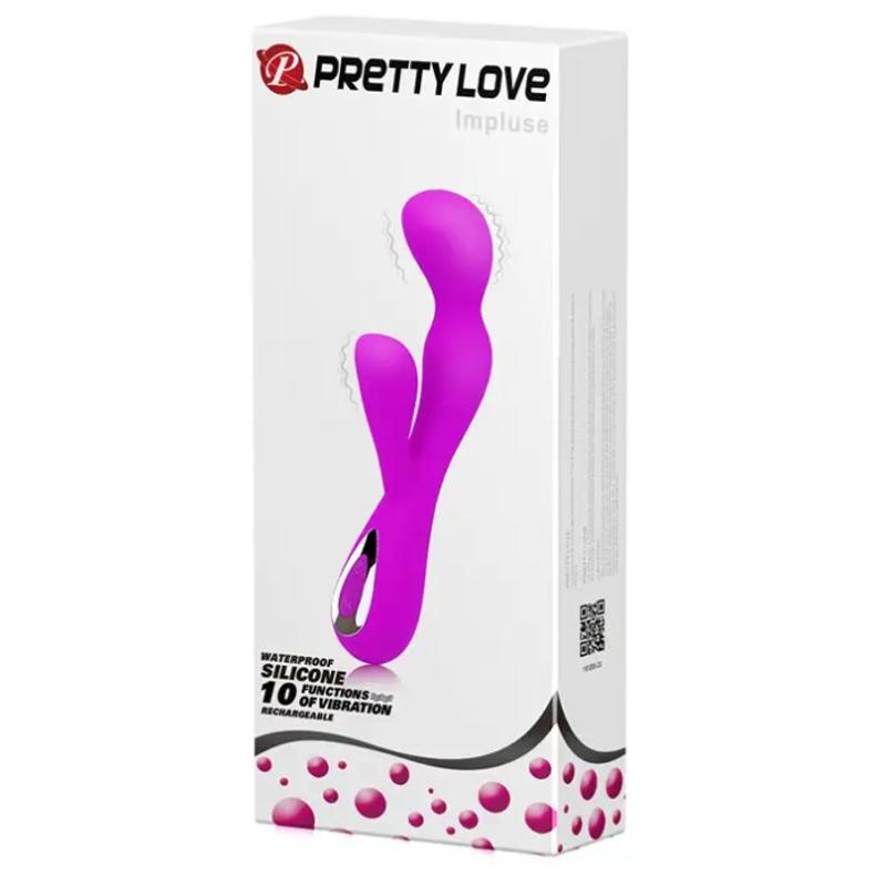 Вибромассажер серии Pretty Love - IMPULSE 10 режимов вибрации