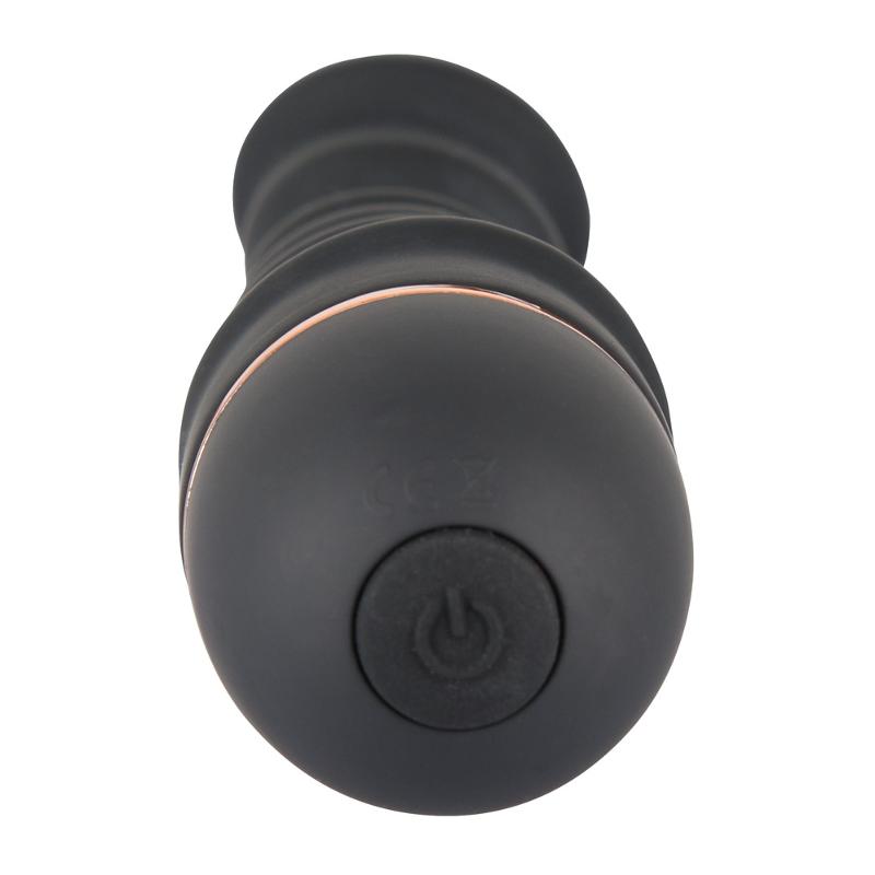 Черный бархатистый вибратор Bendy Ripple Vibrator с 20 режимами вибрации