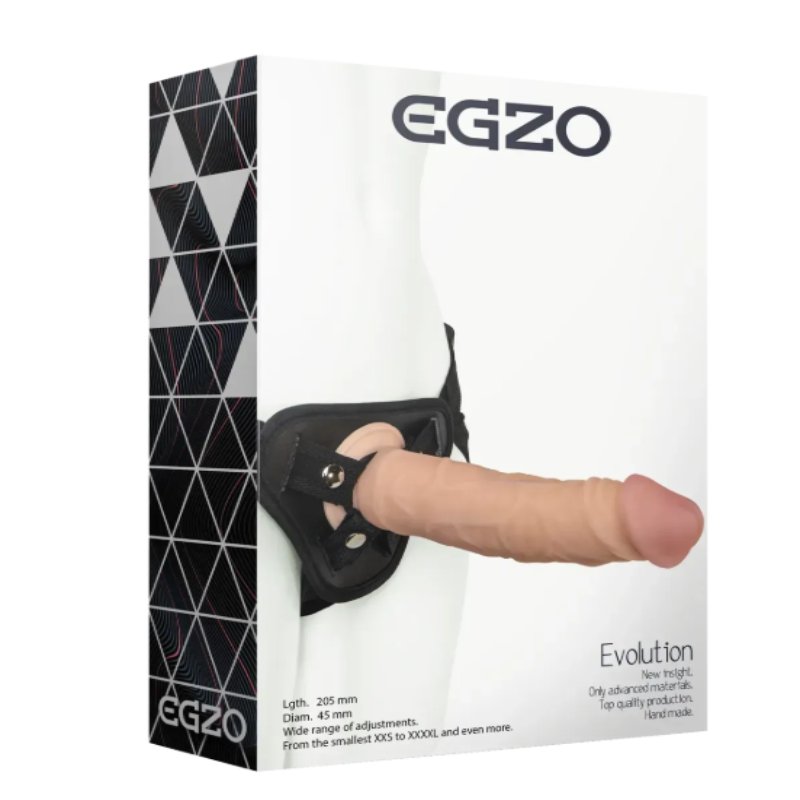 Страпон женский EGZO Evolution STR002 ( 20,5 см х 4,5 см ) - зображення 1