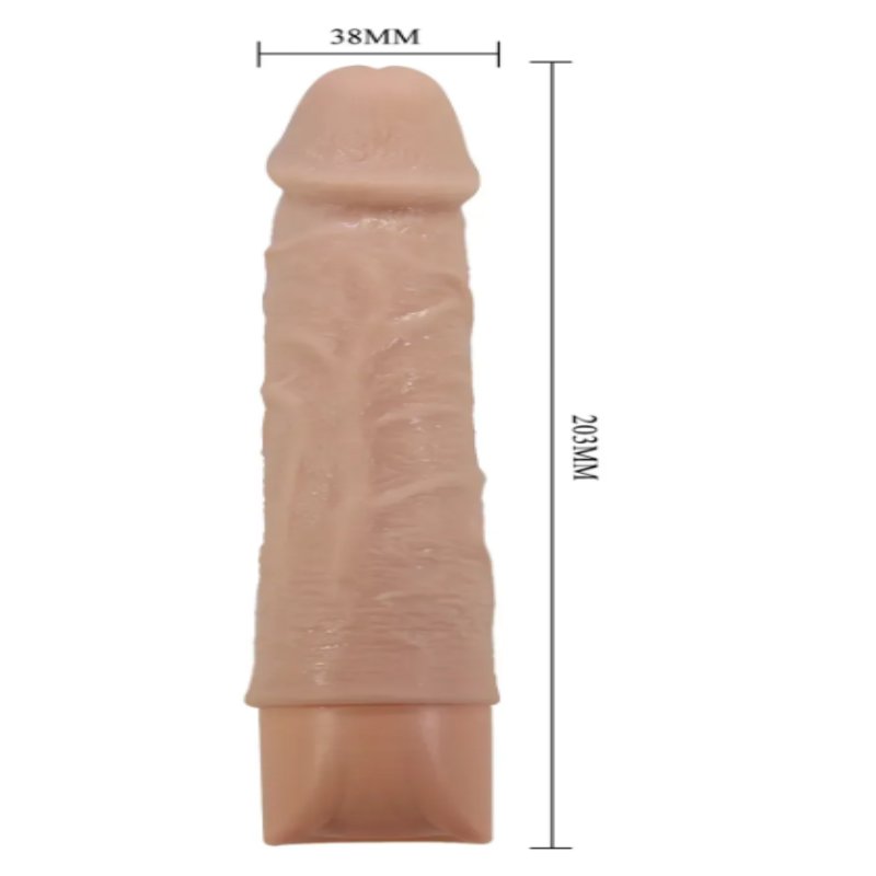 Перезаряжаемый вибратор реалистик Pretty Love - Leander Realistic Vibrating Dildo, BW-500080