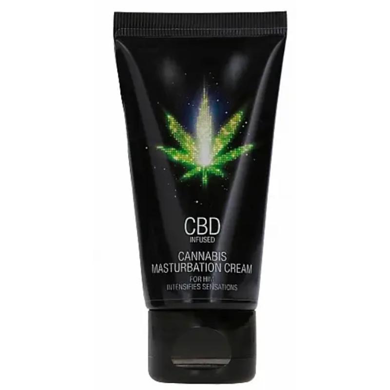 Стимулирующий крем для мужчин Shots - CBD Cannabis Masturbation Cream For Him, 50 ml