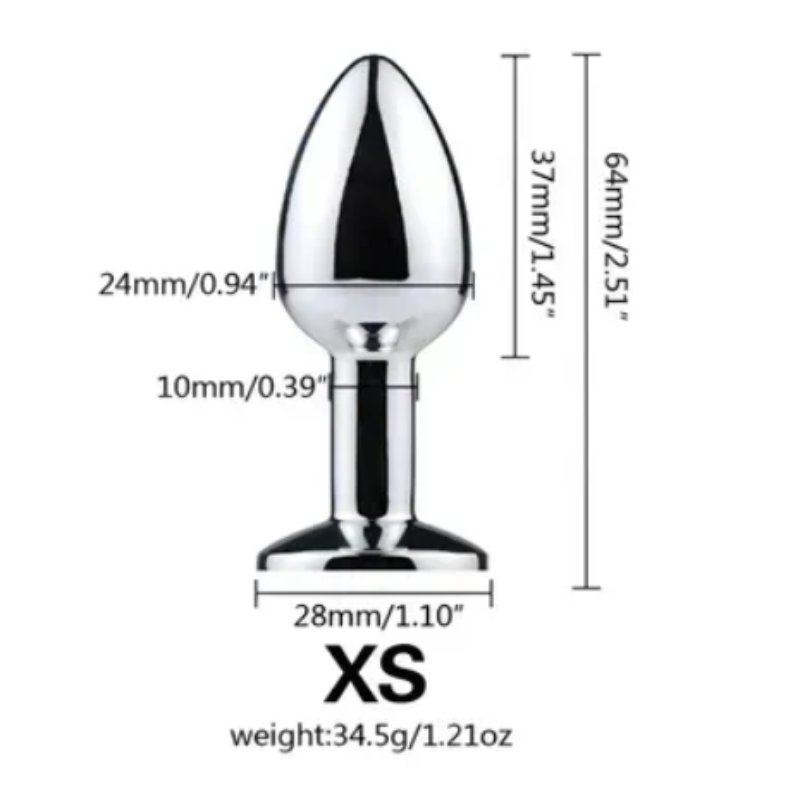 Анальная пробка с хвостом SKN-L09 ( размер XS )