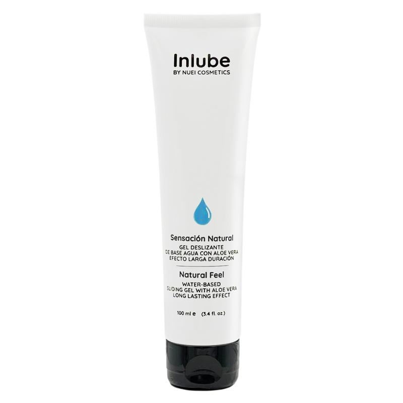 Лубрикант Inlube Water-Based Sliding-Gel Natural Feel от NUEI с алоэ вера (веганская) 100 мл
