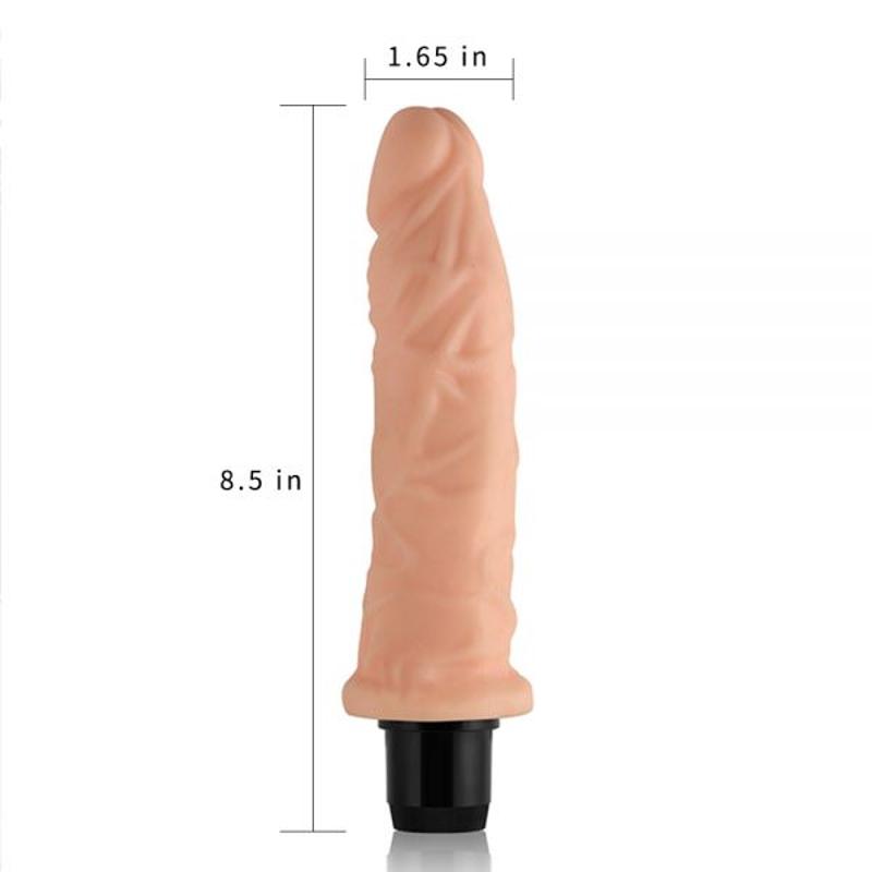 Упругий-мощный реалистичный вибратор 8.5'' Real feel, Flash