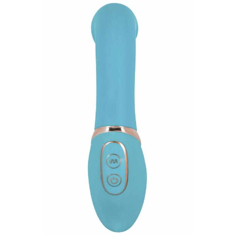 Вибратор для точки G - Jülie Lovetoys бирюзовый
