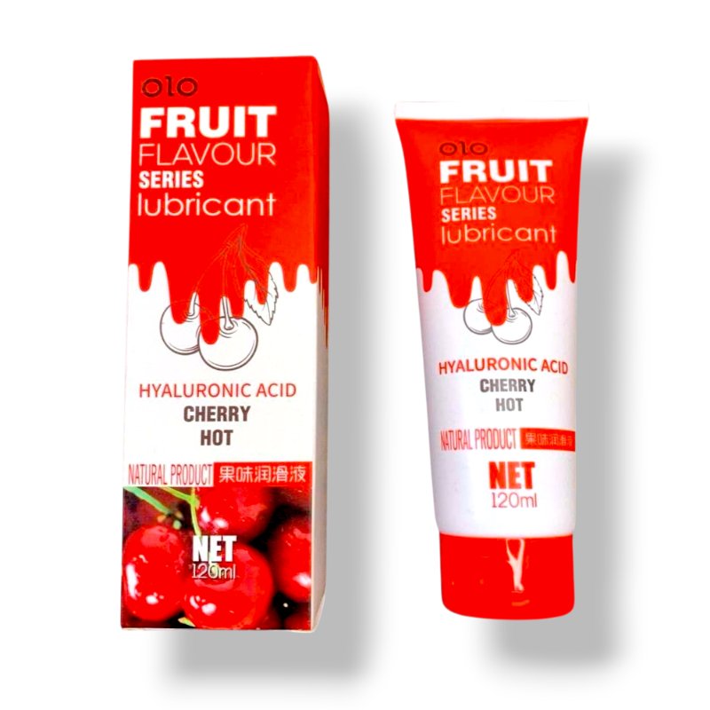 Оральный лубрикант Olo Fruit FLAVOUR со вкусом спелой вишни, водная основа 120 мл