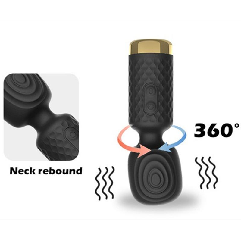 Вибромассажёр для клитора " Small AV stick", цвет чёрный ,10 режимов вибрации