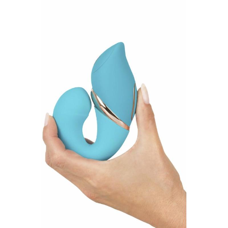 Вибратор для точки G - Jülie Lovetoys бирюзовый