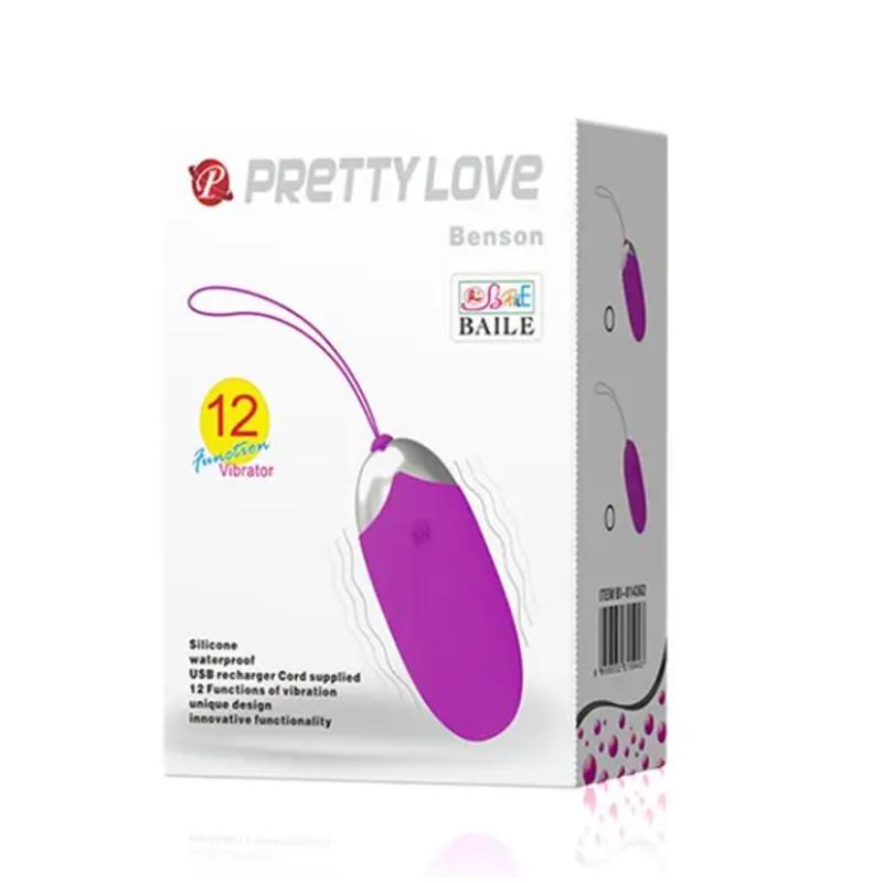Перезаряжаемое виброяйцо PRETTY LOVE - Benson
