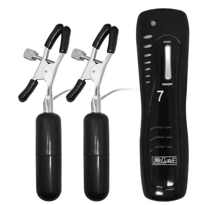 Вибростимулятор для груди BAILE - Vibrating Nipple Clamps