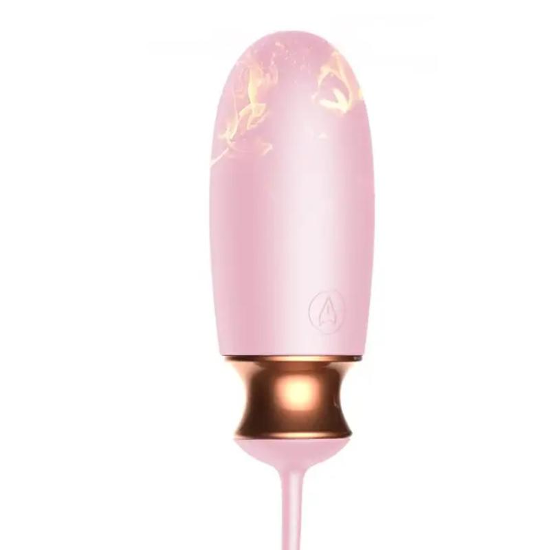 Виброяйцо с подогревом и пультом ДУ - Vibrating Silicone Love EGG USB