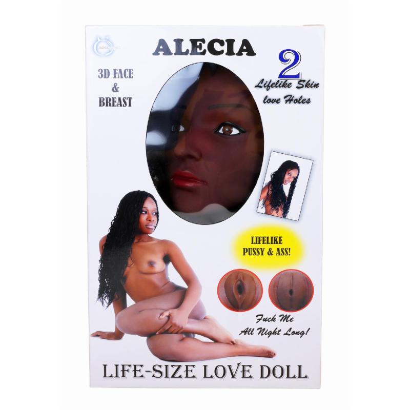 Надувная кукла " ALECIA 3D " с вставкой из киберкожи и вибростимуляцией и АУДИО-СЕКС функция