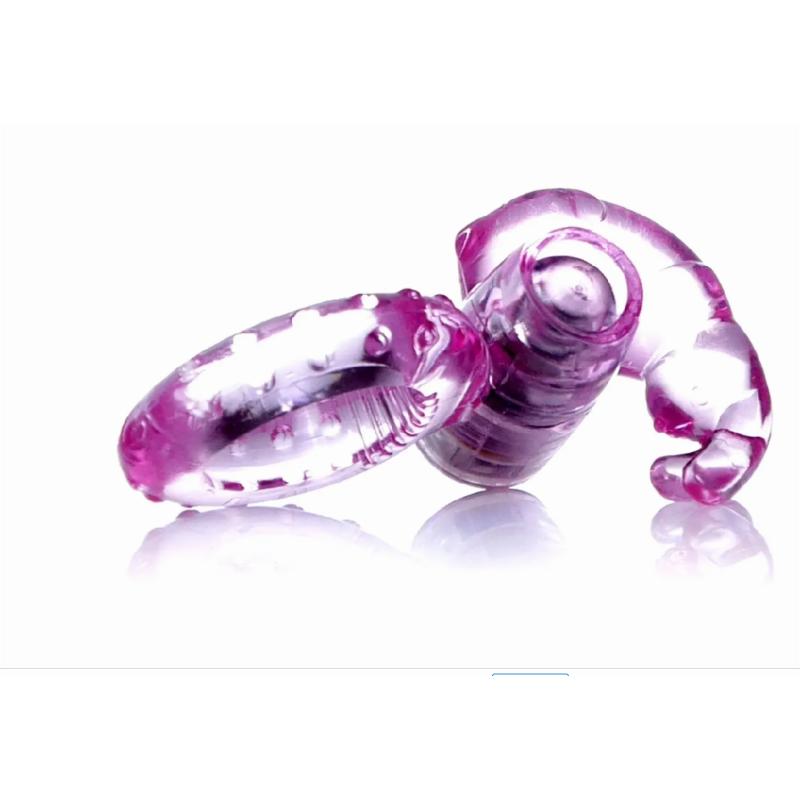 Эрекционное вибро кольцо BOSS Rabbit Vibro Cock Ring Pink