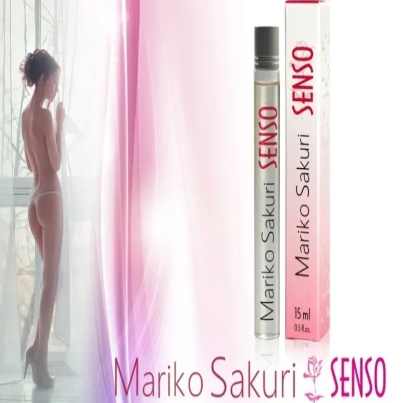 Духи с феромонами для женщин Mariko Sakuri SENSO, 15 ml