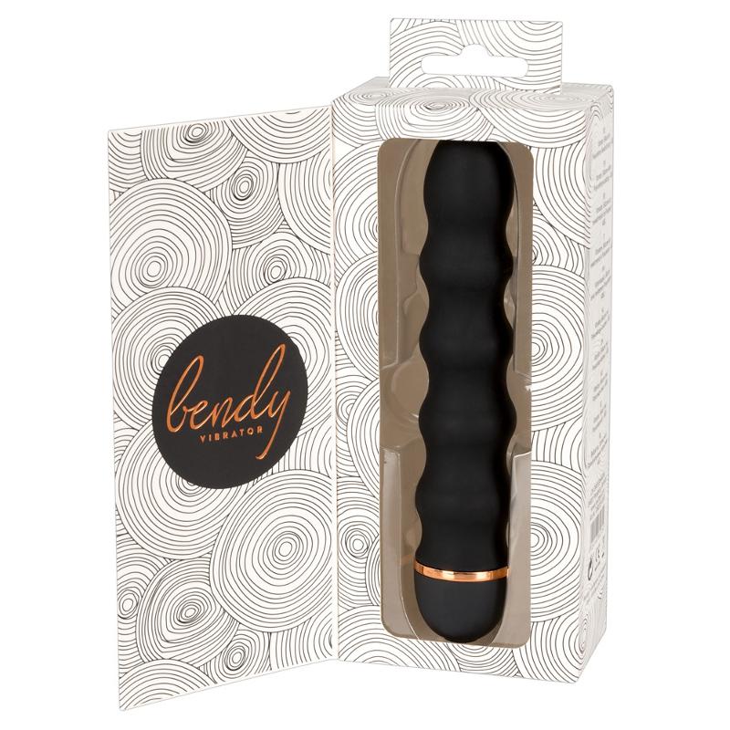 Вибратор со стимулирующим рельефом Bendy Wavy Vibrator 20 режимами вибрации