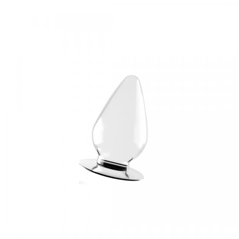 Анальная пробка конической формы 4.5'' Flawless Clear Anal Plug, Clear