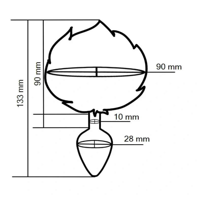 Анальная пробка EGZO Bunny Tail Plug S из медицинской нержавеющей стали с фиолетовым хвостиком