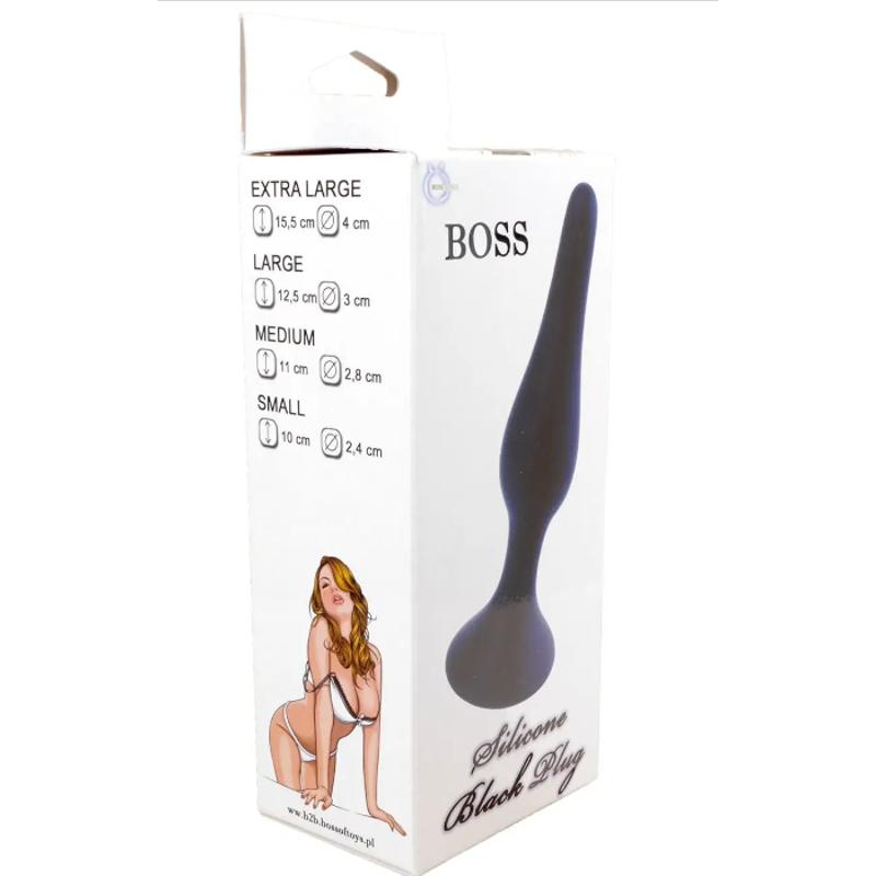 Анальный плаг Silicone Plug Black - Large