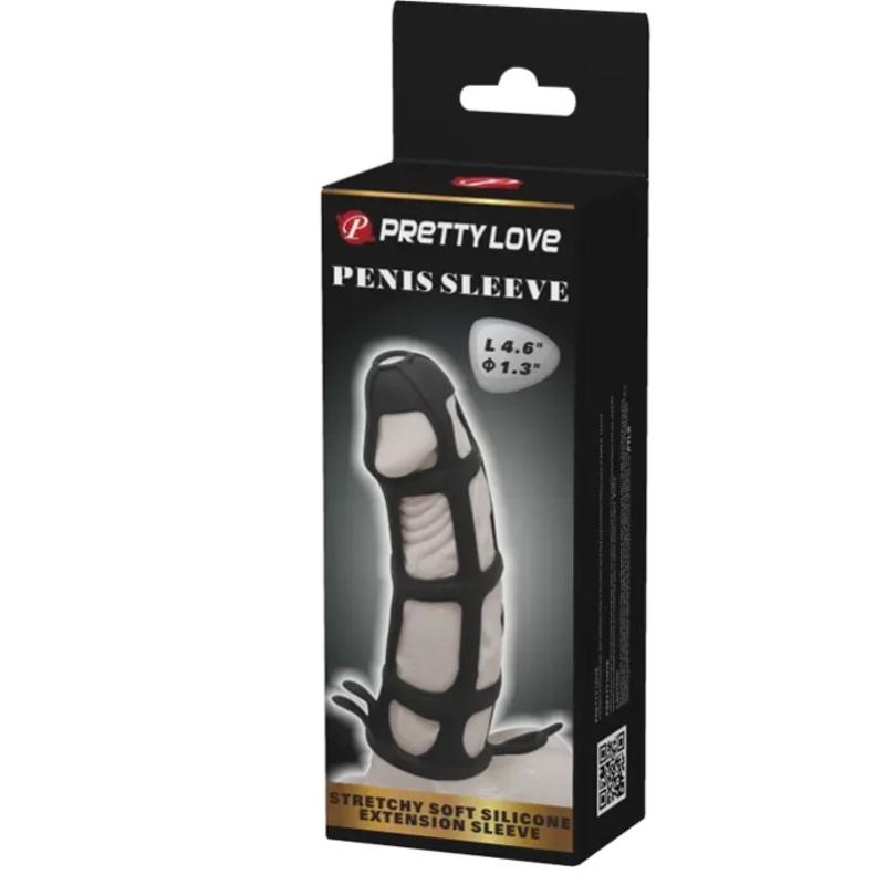 Стимулирующая ажурная насадка Penis Sleeve