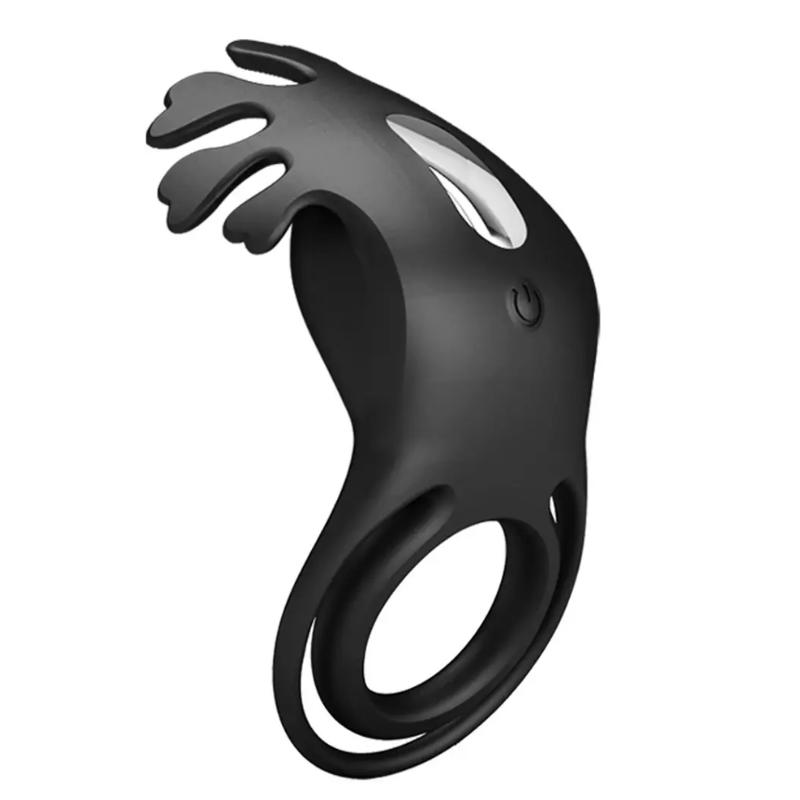 Кольцо эрекционное Pretty Love - Vibration Penis Ring Ruben Black