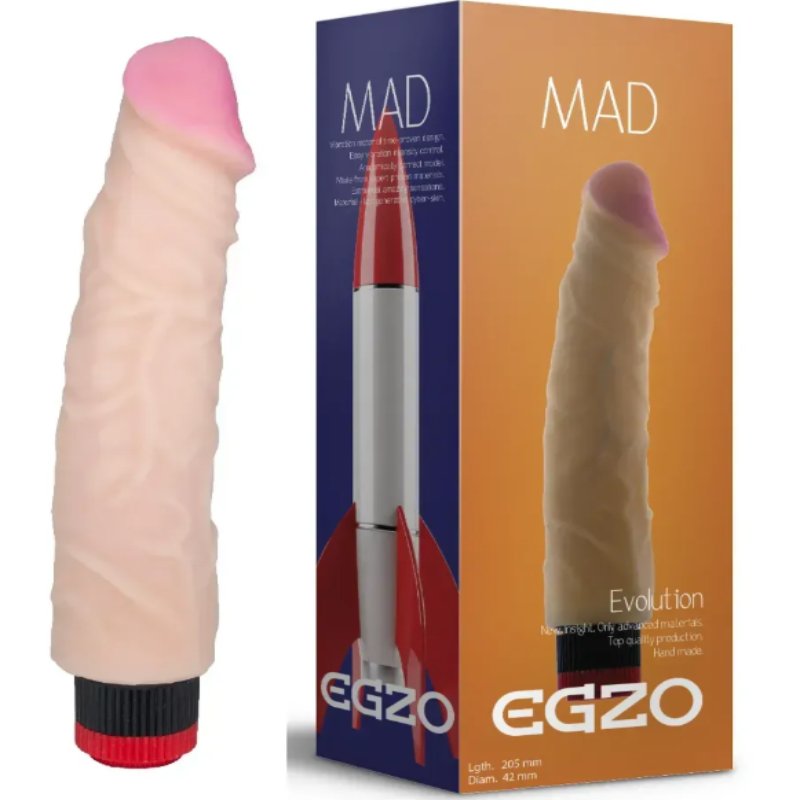Вибратор EGZO Ciberskin VNS004 ( 20,5 см х 4,2 см ) - зображення 1