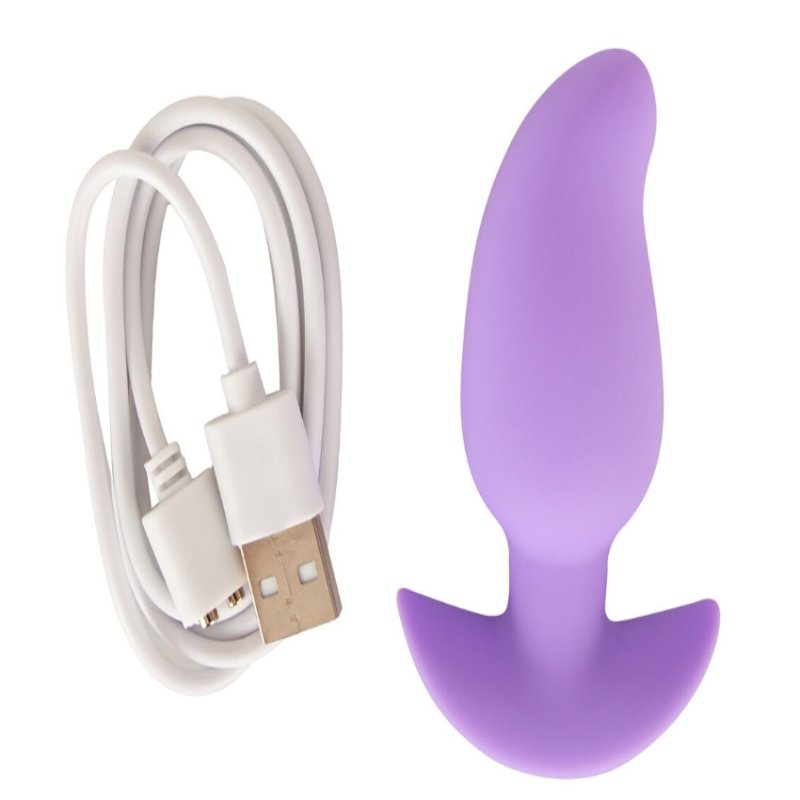 Анальная пробка с вибрацией Vibrating Mini Butt Plug Purple