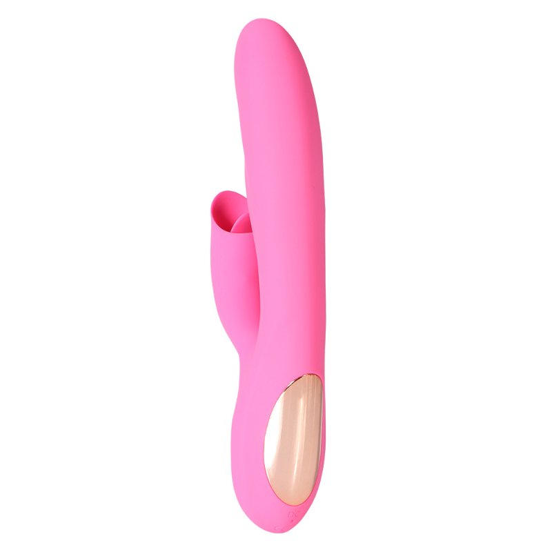 Вибратор с клиторальным язычком Pearl Licking vibrator 10 режимов вибрации 10 режимов язычковой вибр