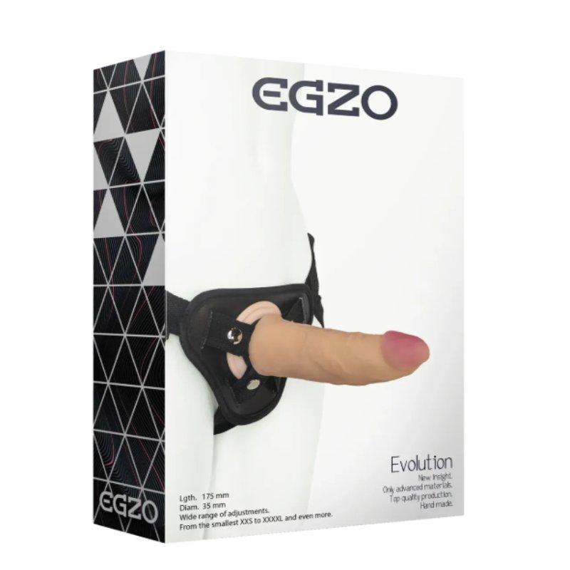 Страпон женский EGZO Evolution STR003 (17,5 см х 3,5 см ) - зображення 1