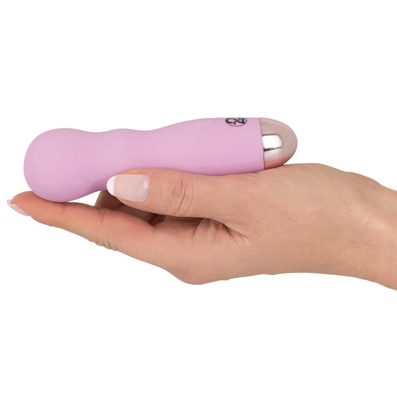 Компактный розовый мини-вибратор Cuties Mini Vibrator с 7 различными вибрационными режимами