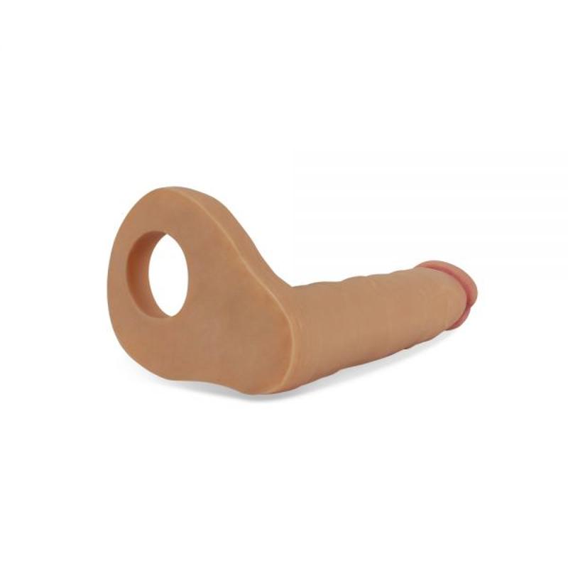 Телесная насадка для двойного проникновения 6.25" The Ultra Soft Double, Flesh