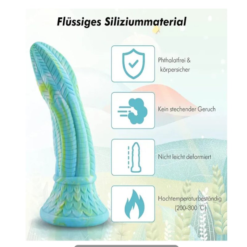 Большой силиконовый дилдо Bad Dragon Plume