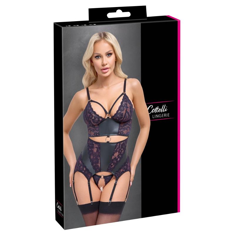 Сексуальный кружевной корсет Set Cottelli LINGERIE Размер S