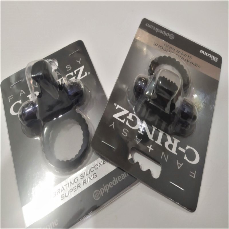 (ЛОПНУВШИЙ БЛИСТЕР) Виброкольцо со стимуляцией клитора C-RINGZ - зображення 1