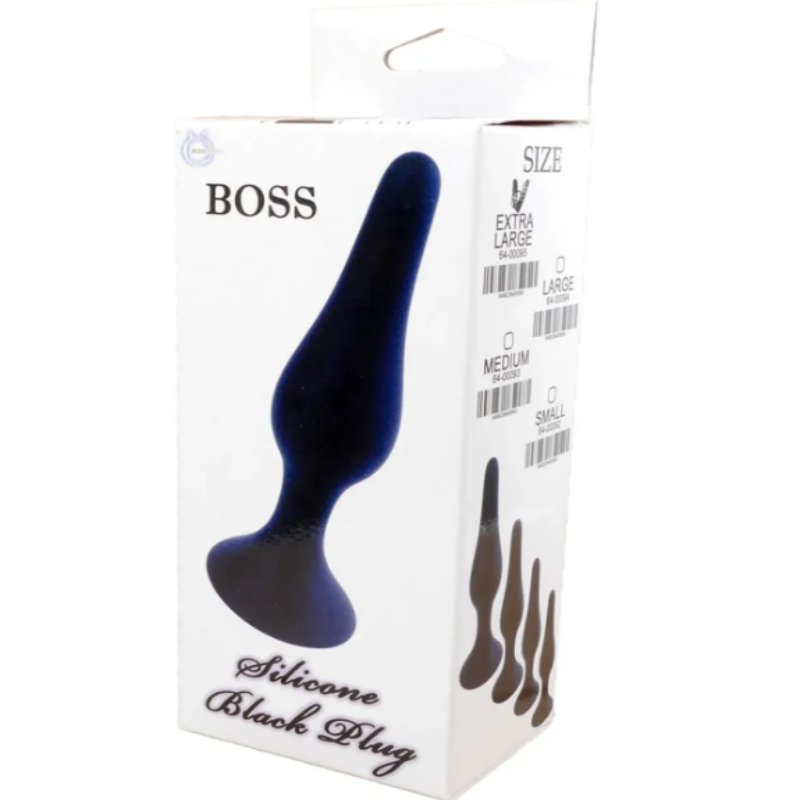 Анальный плаг Silicone Plug Black - Small, BS6400092